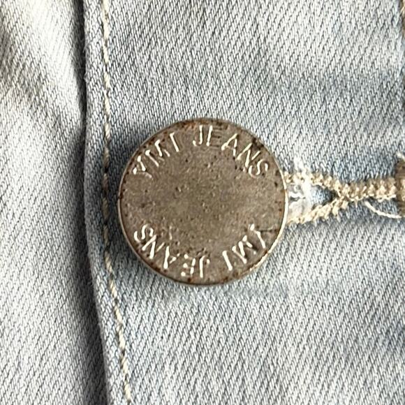 YMI Women's‎ Wannabettabutt Button Down Pencil Skirt Lightwash Size1/25 - Picture 10 of 10